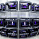 An array of MakerBots at Florida Polytechnic University.